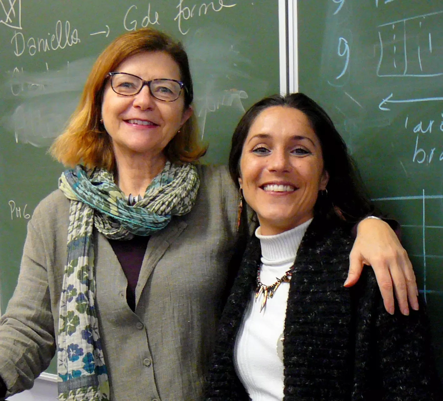 Christine Dumont et Allison Cohade pate polymere argile polymere Christine Dumont et Allison Cohade lors du stage workshop pâte polymère en 2016