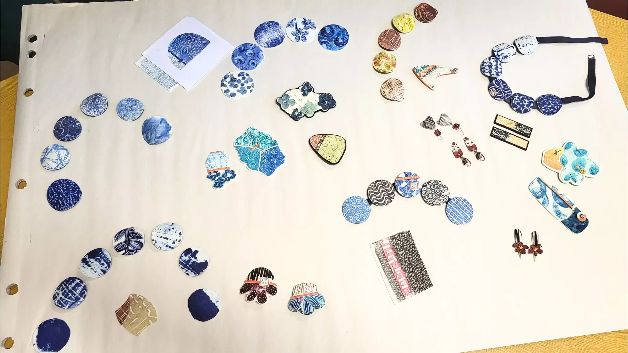 Stage-pate-polymere-Christine-Dumont-workshop Photo des créations des participants au stage de Christine Dumont à Nîmes avril 2024