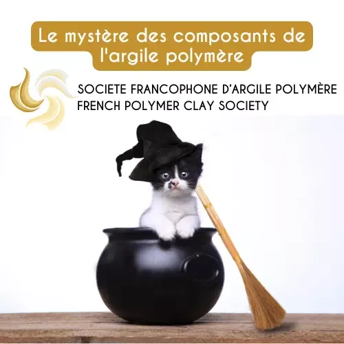 Image d'un chaton noir et blanc avec un chapeau de sorcière dans un chaudron noir et un balai de sorcière et titre de l'article de blog 
